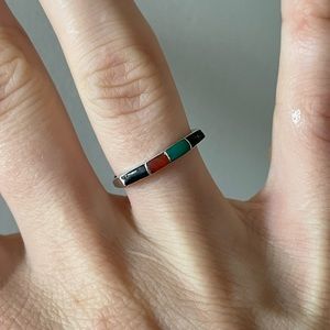 Vintage Sterling Silver and Turquoise Ring